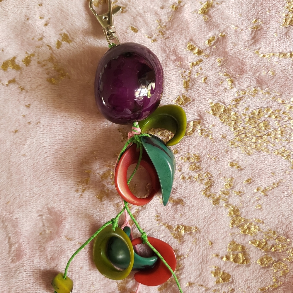 Colombian Keychain, Purple - Picture 3 of 12